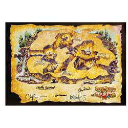 Seven Dwarfs Mine Train Signed D23 Print.