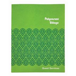 Polynesian Village Guest Services Packet.