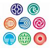 Image 1 : Set of (8) Epcot Pavilion Buttons.