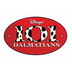 101 Dalmatians Studio Tour Backstage Pass Sign.