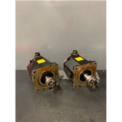 (2) - FANUC - A06B-0266-B100#0100 AC SERVO MOTORS_PULSECODER A860-2000-T321