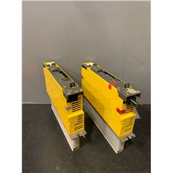 (2) - FANUC - A06B-6114-H105 SERVO AMPLIFIER MODULES