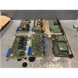 LOT OF FANUC CIRCUIT BOARDS - SEE PICS FOR BOARD NUMBERS