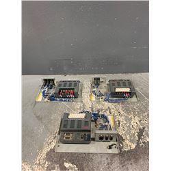 (3) - FANUC A05B-2350-C100 MODEL B UNITS WITH A03B-0808-C001 MODULES