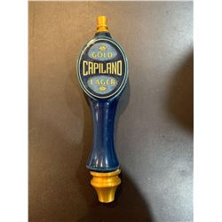 Gold Capilano Lager Tap