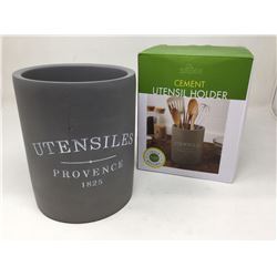 Cement Utensil Holder
