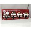 Image 1 : Gingerbread Train Stocking Hangers- 4 Piece
