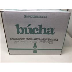 Organic Kombucha Tea- Raspberry Pomegranate (12 x 16oz)