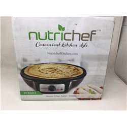 Nutrichef Electric Crepe Maker