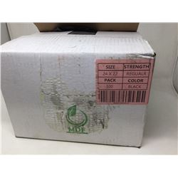 Black Regular Strength Garbage Bags