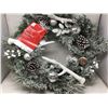 Image 1 : 30in Flocked Wreath