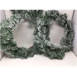 26in Flocked Wreaths (2)