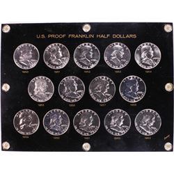 1950-1963 Proof Franklin Half Dollar Coin Set