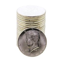 Roll of (20) Brilliant Uncirculated 1964 Kennedy Half Dollar Coins