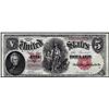 Image 1 : 1907 $5 Woodchopper Legal Tender Note