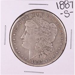 1887-S $1 Morgan Silver Dollar Coin