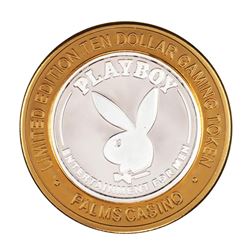 .999 Silver Palms Casino Las Vegas Nevada $10 Limited Edition Gaming Token