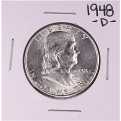 1948-D Franklin Half Dollar Coin