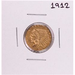 1912 $2 1/2 Indian Head Quarter Eagle Gold Coin