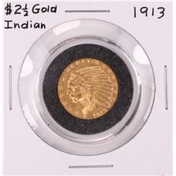 1913 $2 1/2 Indian Head Quarter Eagle Gold Coin