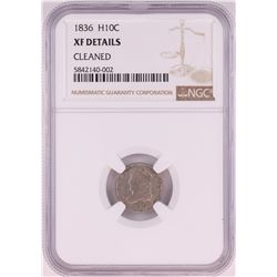 1836 Capped Bust Half Dime Coin NGC XF Details