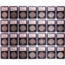1878-1921 $1 Morgan Silver Dollar (28) Coin Date Set NGC Genuine
