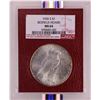 Image 2 : 1926-S $1 Peace Silver Dollar Coin Redfield Hoard NGC MS64