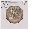 Image 1 : 1935-S San Diego Exposition Commemorative Half Dollar Coin