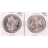 Image 1 : Lot of (2) 1881-S $1 Morgan Silver Dollar Coins