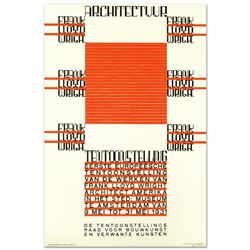 RE Society "Architectuur, F.L. Wright" Lithograph