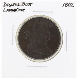 1802 Draped Bust Large Cent Coin