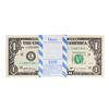 Image 1 : Pack of (100) Consecutive 2017 $1 Federal Reserve STAR Notes San Francisco