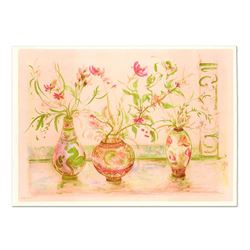 Edna Hibel (1917-2014) "Chinese Vase" Limited Edition Lithograph