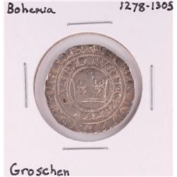 1278-1305 Bohemia Groschen Silver Coin