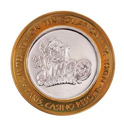 .999 Fine Silver Paris Las Vegas, Nevada $10 Limited Edition Gaming Token