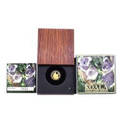 2008 $15 Australia Koala 1/10 oz Gold Coin with Box & COA