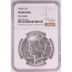 1926-S $1 Peace Silver Dollar Coin NGC Unc Details