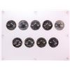 Image 2 : 1955-1963 Proof Franklin Half Dollar Coin Set