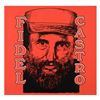 Image 1 : Steve Kaufman (1960-2010) "Fidel Castro" Limited Edition Silkscreen on Canvas