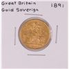 Image 1 : 1891 Great Britain Sovereign Gold Coin