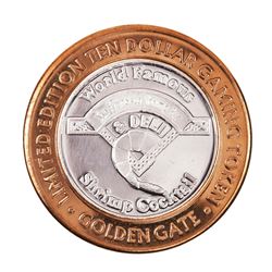 .999 Silver Golden Gate Las Vegas, NV $10 Casino Limited Edition Gaming Token