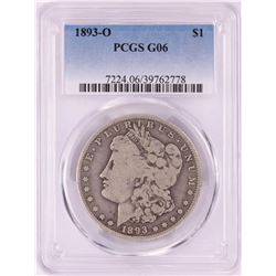 1893-O $1 Morgan Silver Dollar Coin PCGS G06