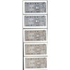 Image 2 : Lot of (5) Miscellaneous Bank of Korea Currency Notes