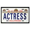 Image 1 : Steve Kaufman (1960-2010) "Actress" Limited Edition Silkscreen on Canvas