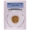 Image 1 : 1854 $3 Indian Princess Head Gold Coin PCGS AU58