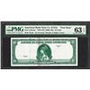 Image 1 : 1929 10 Unit American Bank Note Co. "Test Note" PMG Choice Uncirculated 63EPQ