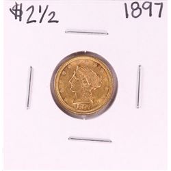 1897 $2 1/2 Liberty Head Quarter Eagle Gold Coin