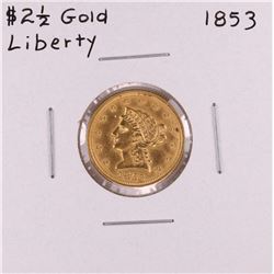 1853 $2 1/2 Liberty Head Quarter Eagle Gold Coin