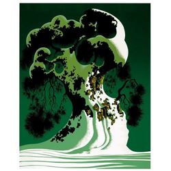 Eyvind Earle (1916-2000) "Snow Covered Bonsai" Limited Edition Serigraph