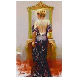 Pino (1939-2010) "Evening Elegance" Limited Edition Giclee on Canvas